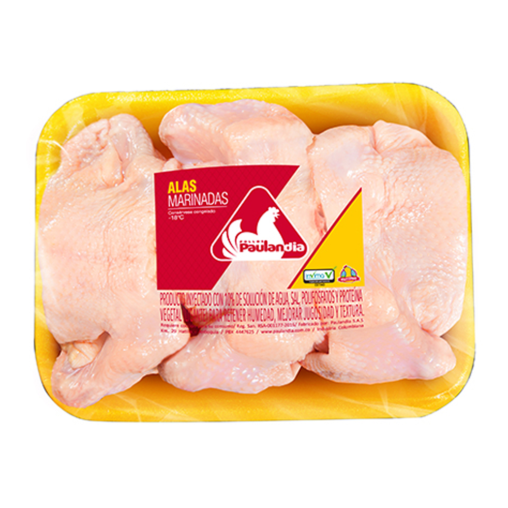 Alas Paulandia (1 Bandeja - 1233Gr Aprox)