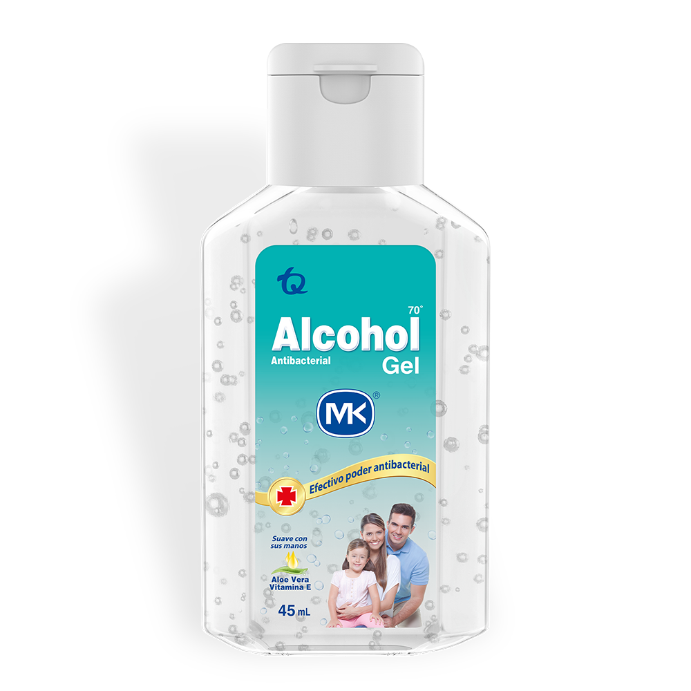 Alcohol Gel Mk Con Aloe Vera Y Vitamina E 45Ml