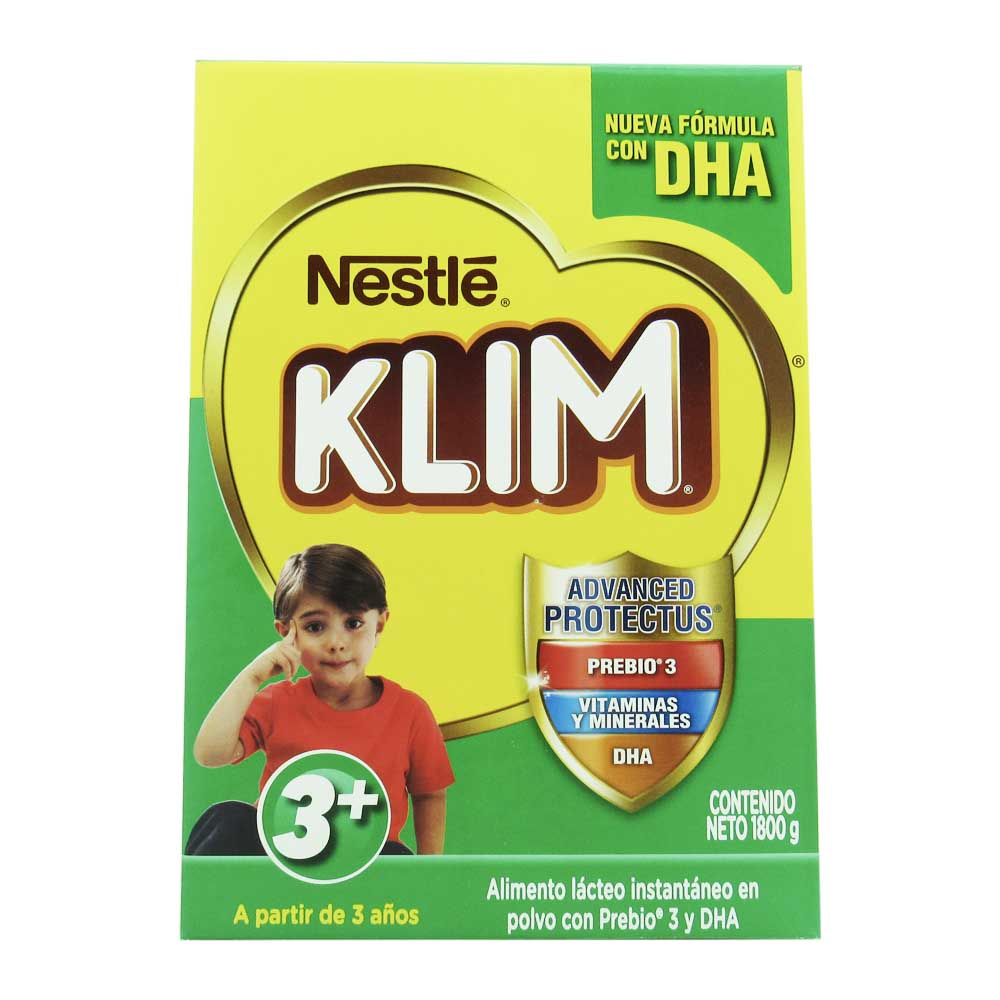 Alimento Lácteo Klim 3 + Prebióticos Caja 1800Gr