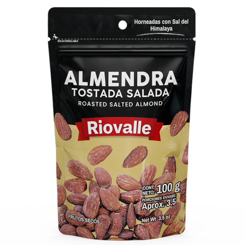 Almendras Riovalle Tostada Salada 100Gr