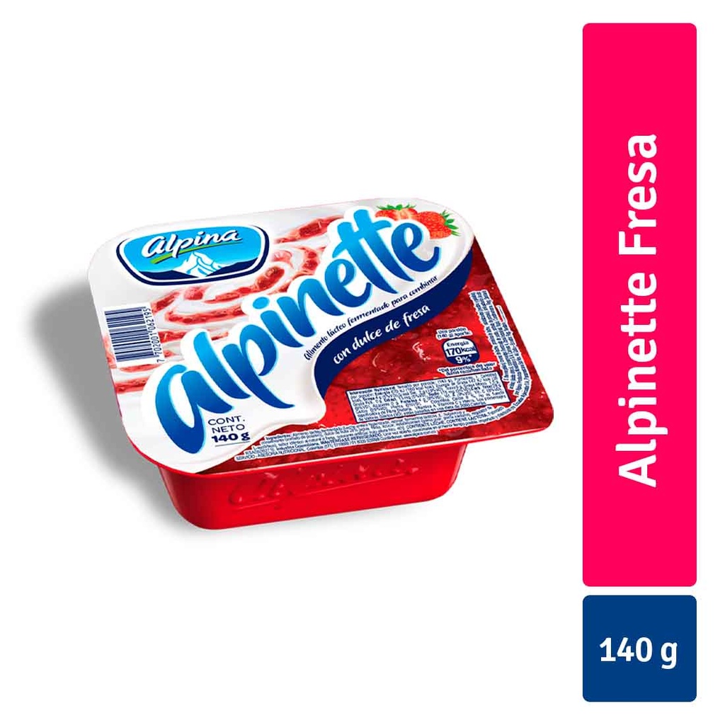 Alpinette Fresas 140Gr