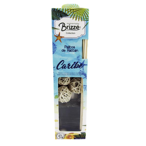 Ambientador Brizze Palitos Rattan Caribe 70Ml