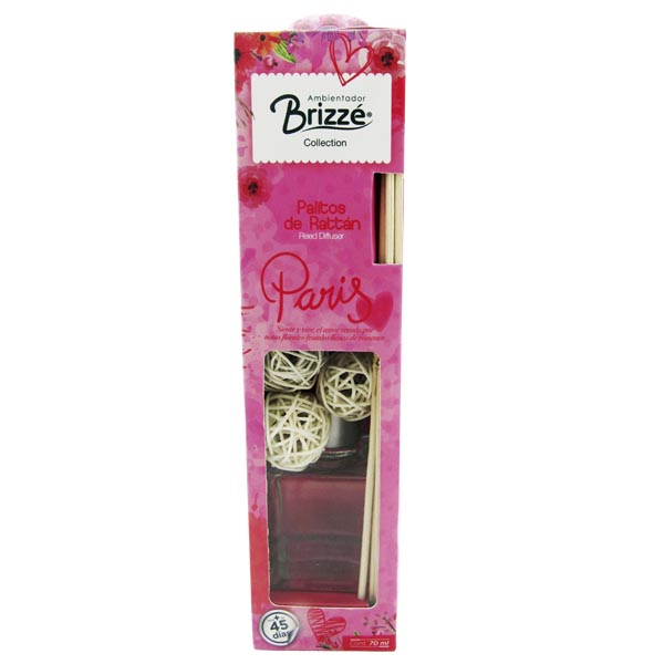 Ambientador Brizze Palitos Rattan Paris 70Ml