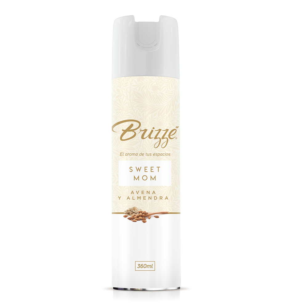 Ambientador Brizze Sweet Mom Avena Y Almendras Spray 360Ml