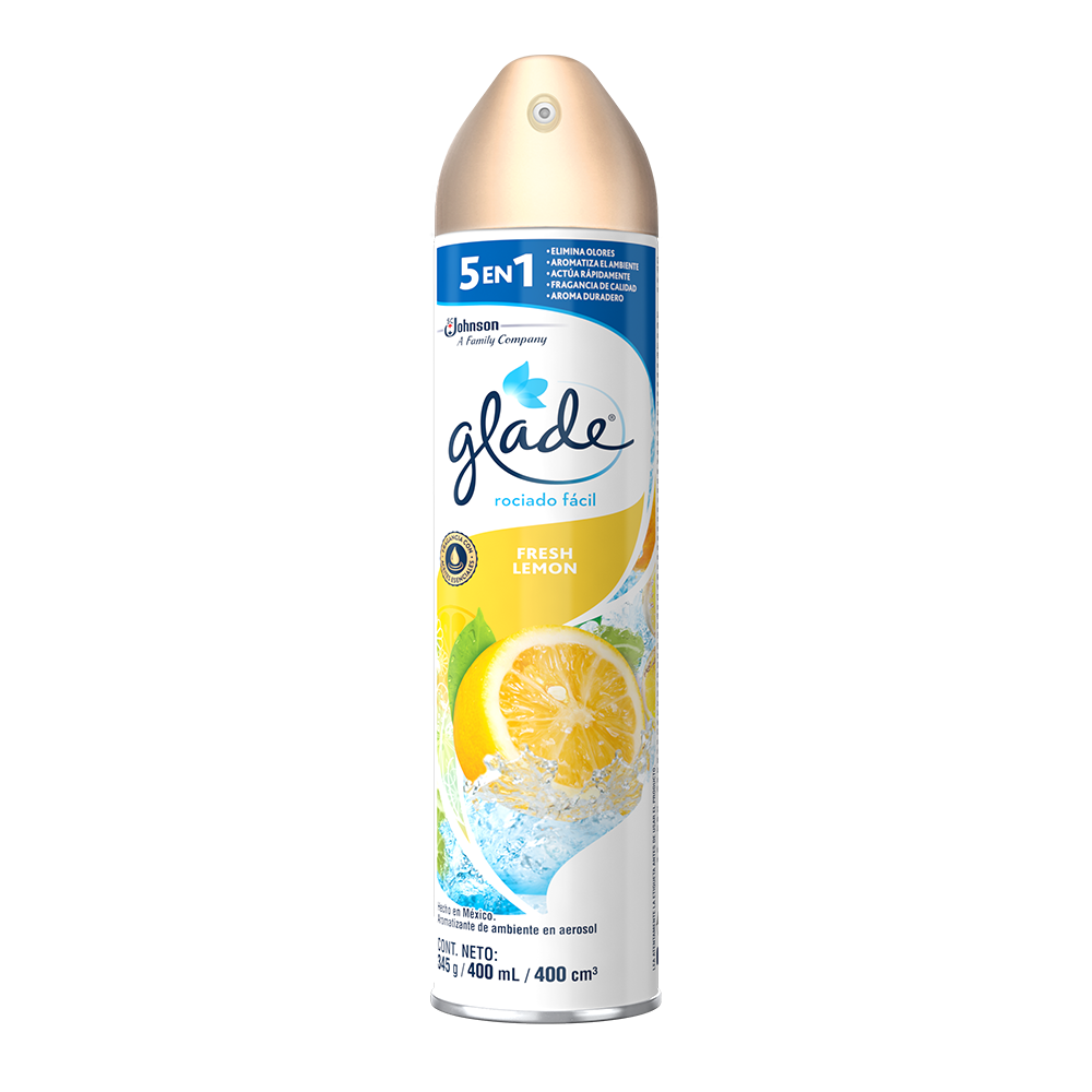 Ambientador Glade Fresh Limon Spray 400Ml