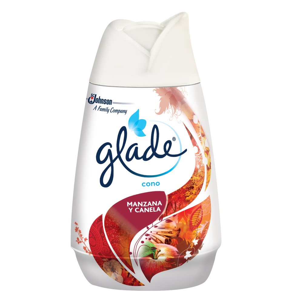 Ambientador Glade Manzana Canela Cono 170Gr