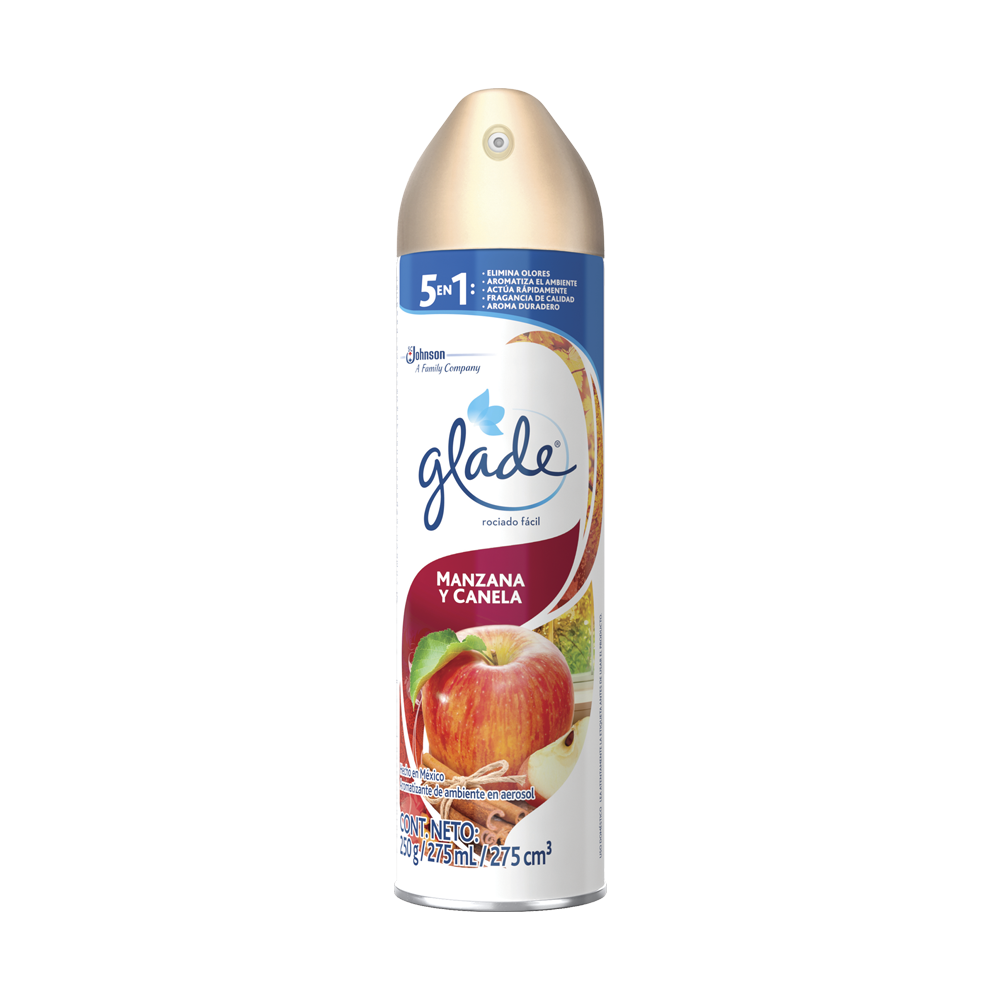 Ambientador Glade Manzana Canela Spray 275Ml
