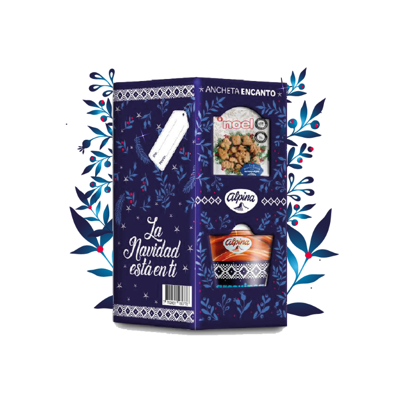 Ancheta Alpina Encanto Navideño Arequipe 500gr Galletas Dulces Noel 150Gr