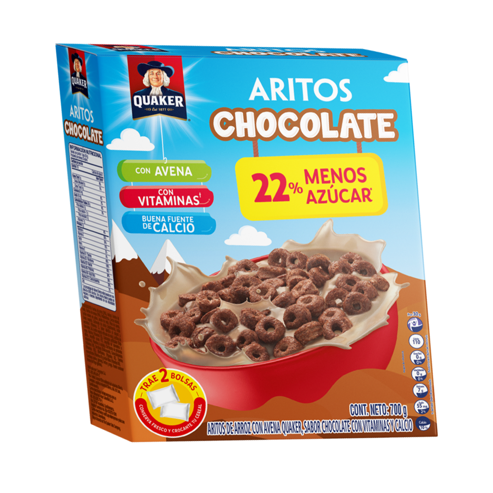 Aritos Quaker Chocolate 700Gr