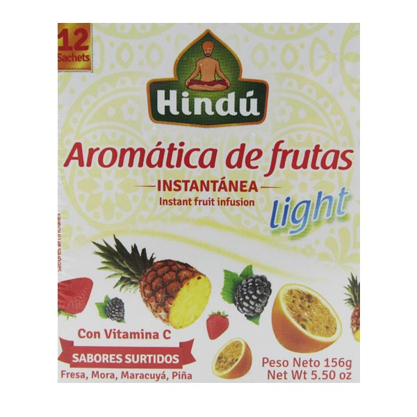 Aromatica Hindu De Frutas Light 156Gr