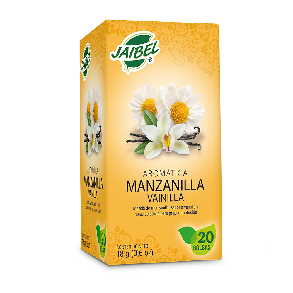 Aromatica Jaibel Manzanilla Vainilla 20 Unidades 18Gr