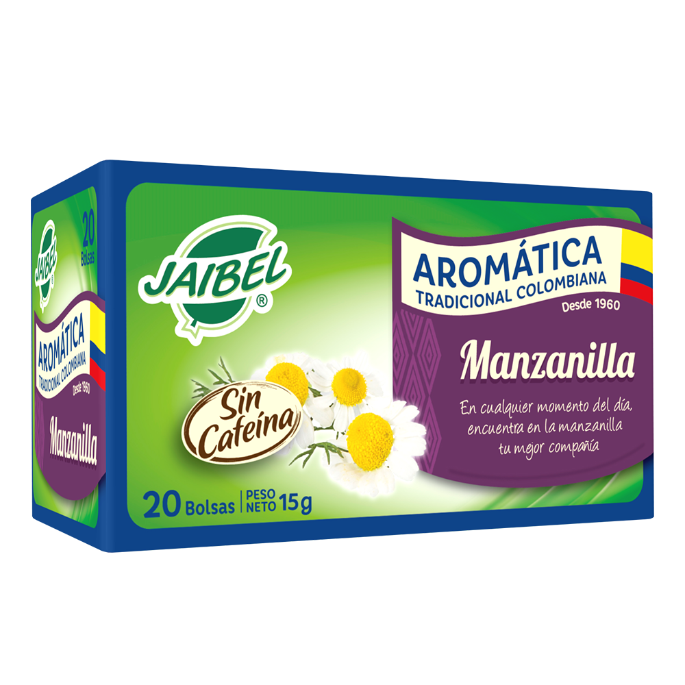 Aromática Jaibel Manzanilla 20 Unidades 15Gr