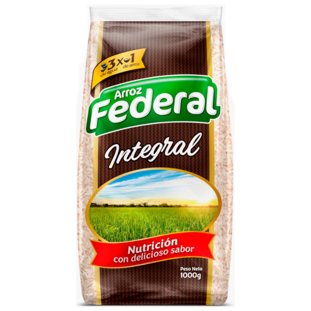 Arroz Federal  Integral 1000Gr