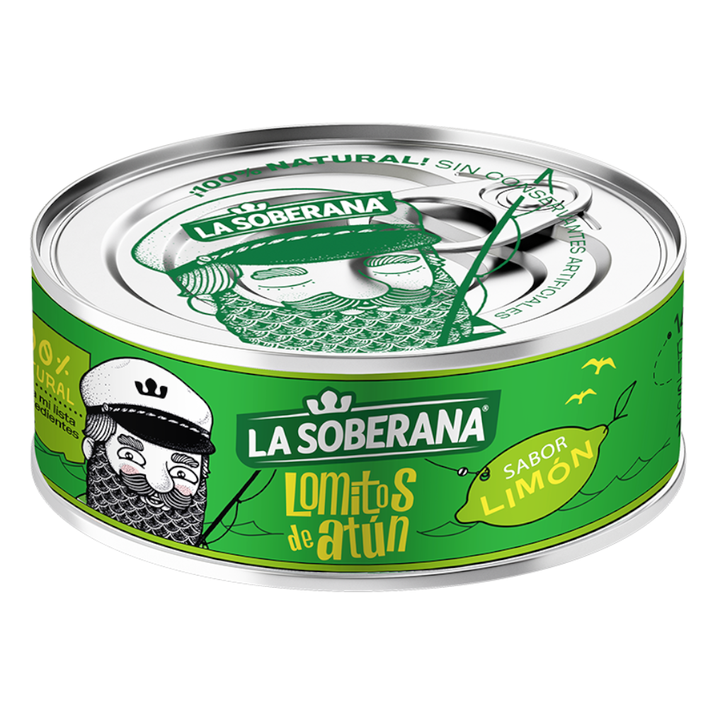 Lomitos De Atún La Soberana Sabor Limón 140Gr