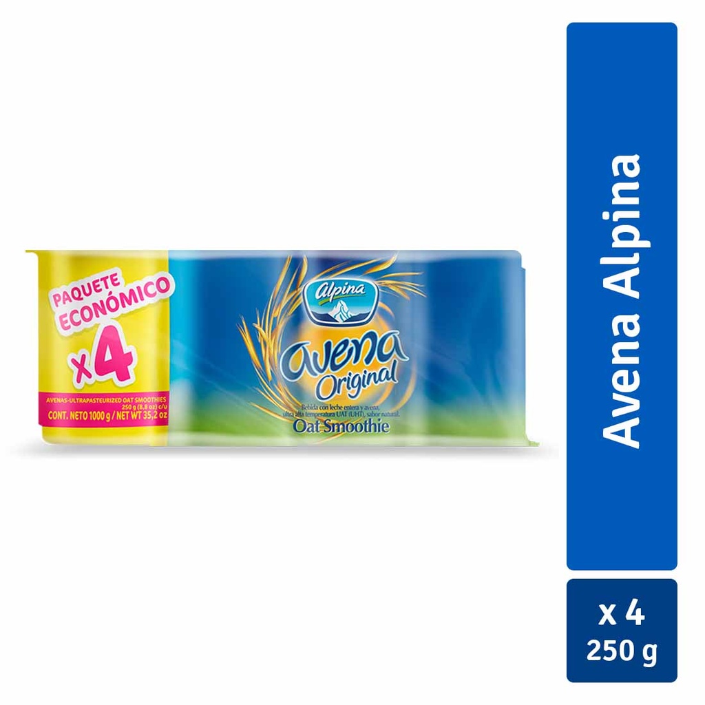 Avena Alpina Original Vaso 4 Unidades 1000Gr