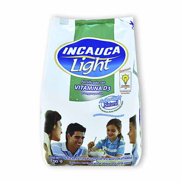 Azúcar Light Incauca Vitamina D3 750Gr