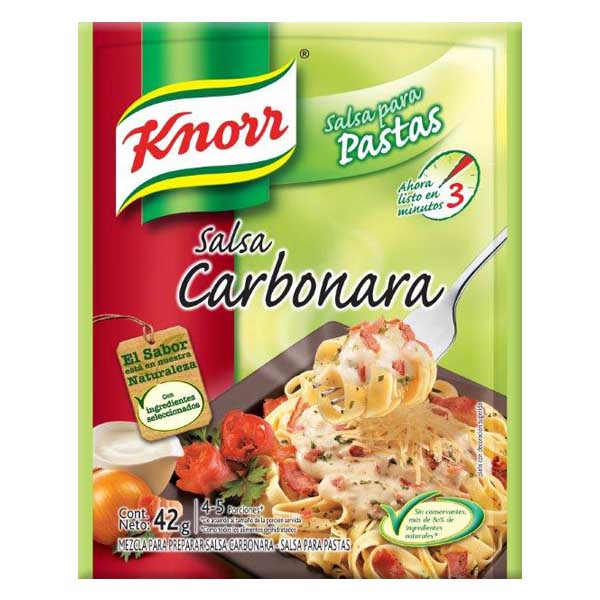 Base Salsa Carbonara Knorr 42Gr