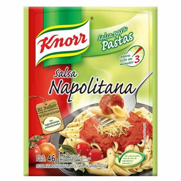 Base Salsa Napolitana Knorr 46Gr