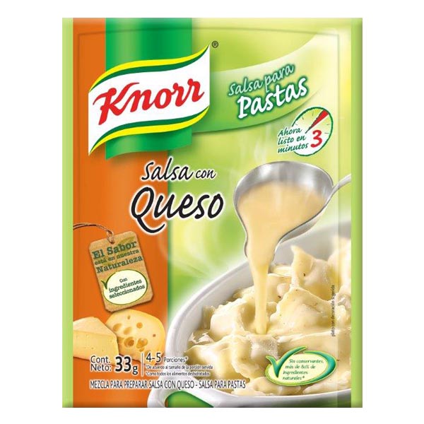 Base Salsa Queso Knorr 33Gr