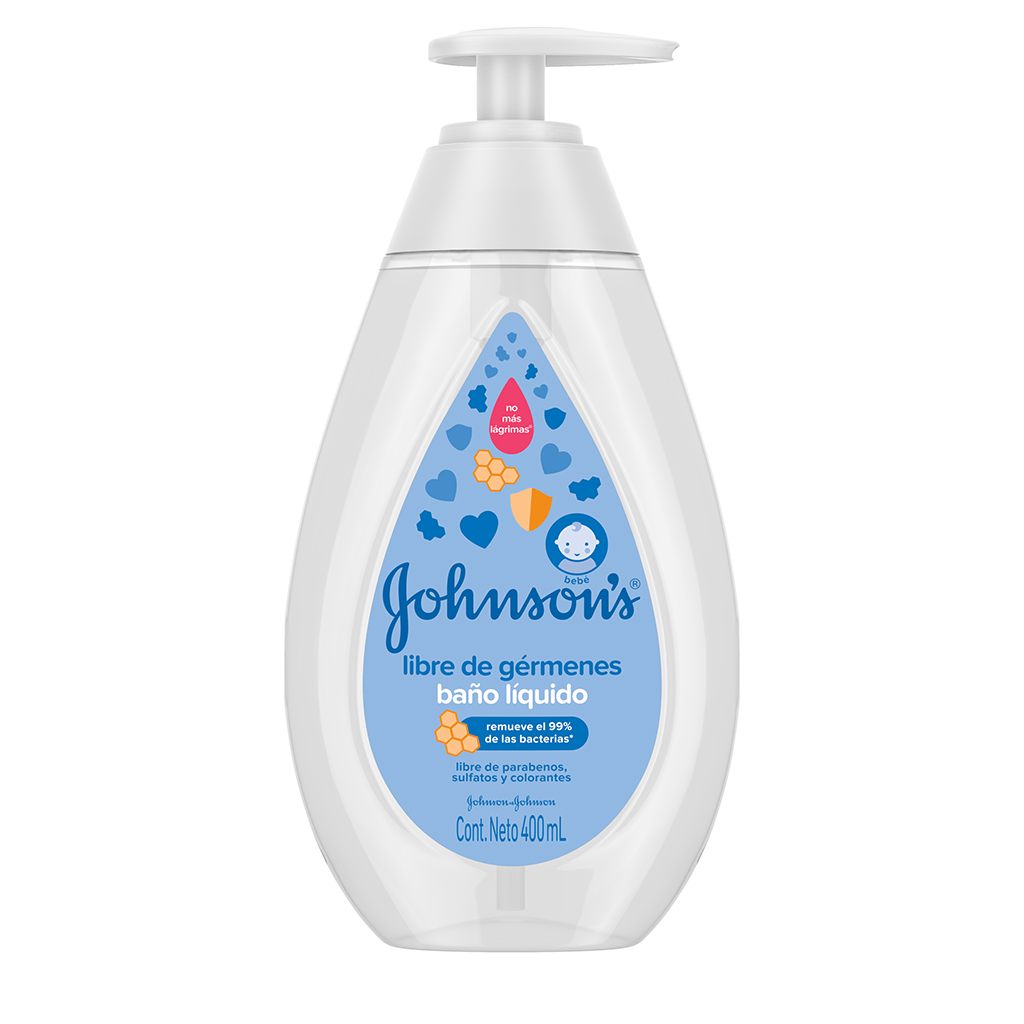 Baño Líquido Libre De Gérmenes Johnson's Baby 400Ml