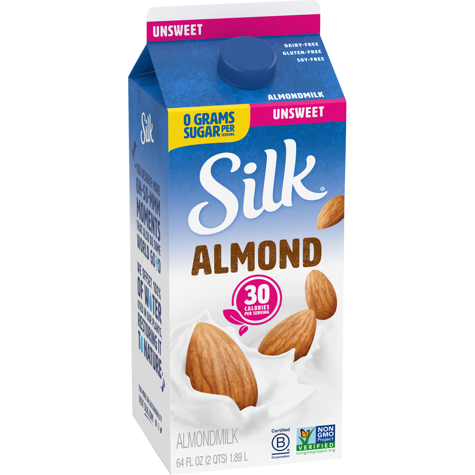 Bebida  Almendras Silk Sin Azúcar Tetrapak 1890Ml