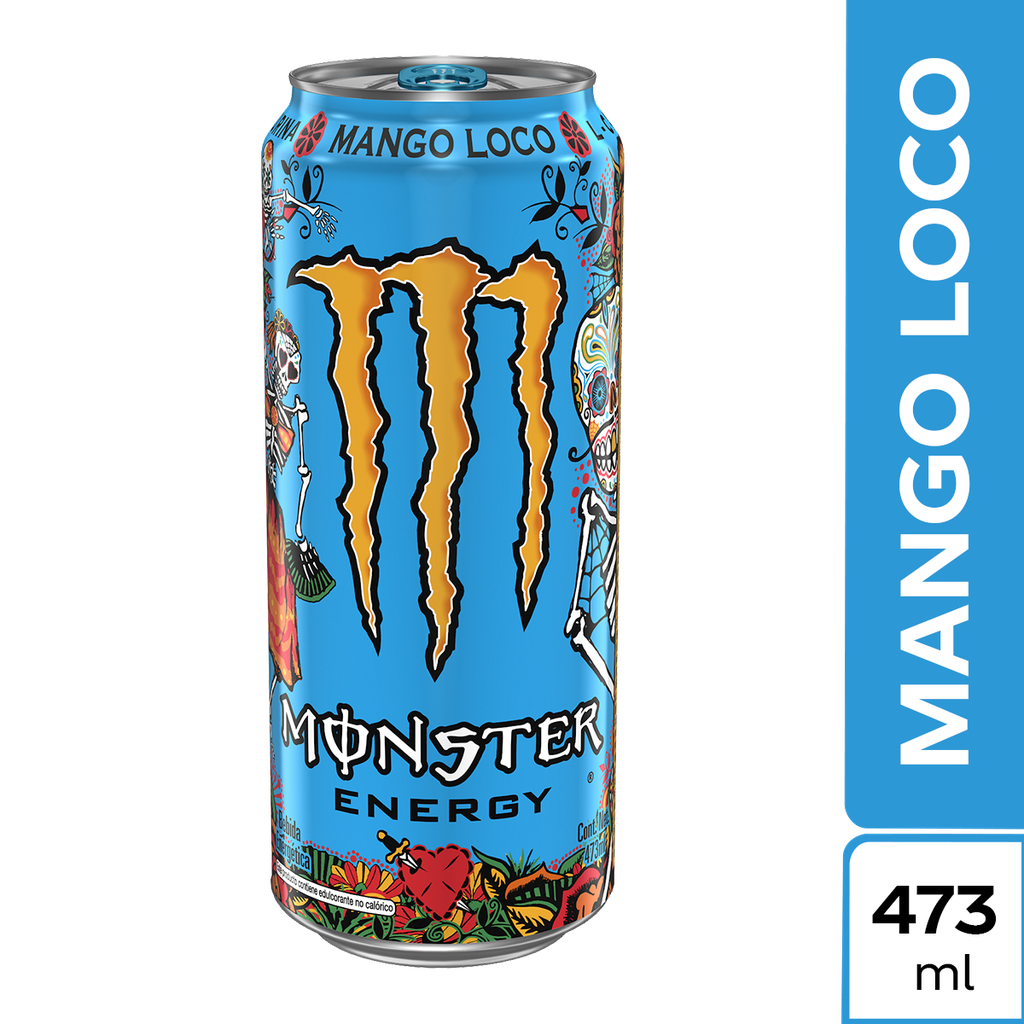 Bebida Energizante Monster Mango Loco 473Gr
