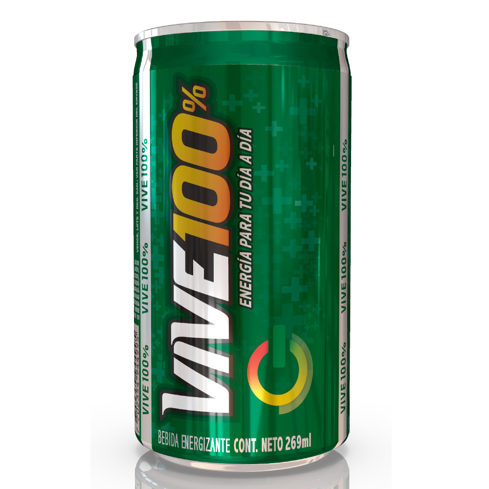 Bebida Energizante Vive 100% Lata 269Ml