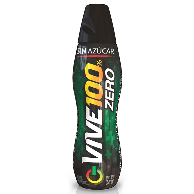 Bebida Energizante Vive 100% Zero Sin Azúcar 380Ml