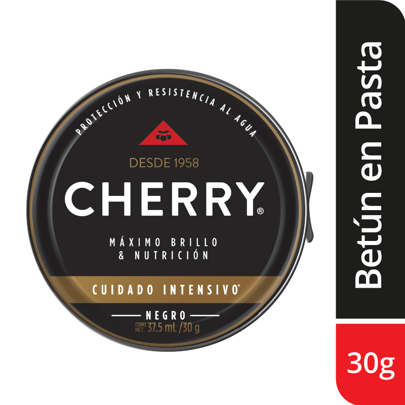 Betún Cherry Negro Pasta 30Gr