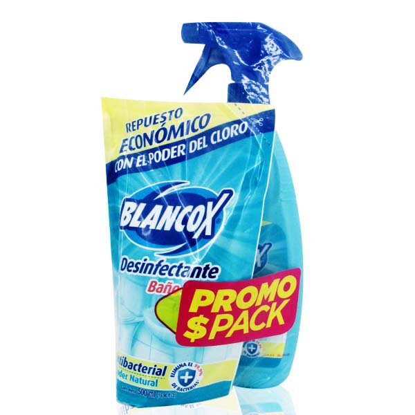 Blancox Desinfectante Baño 500Ml Gratis Repuesto
