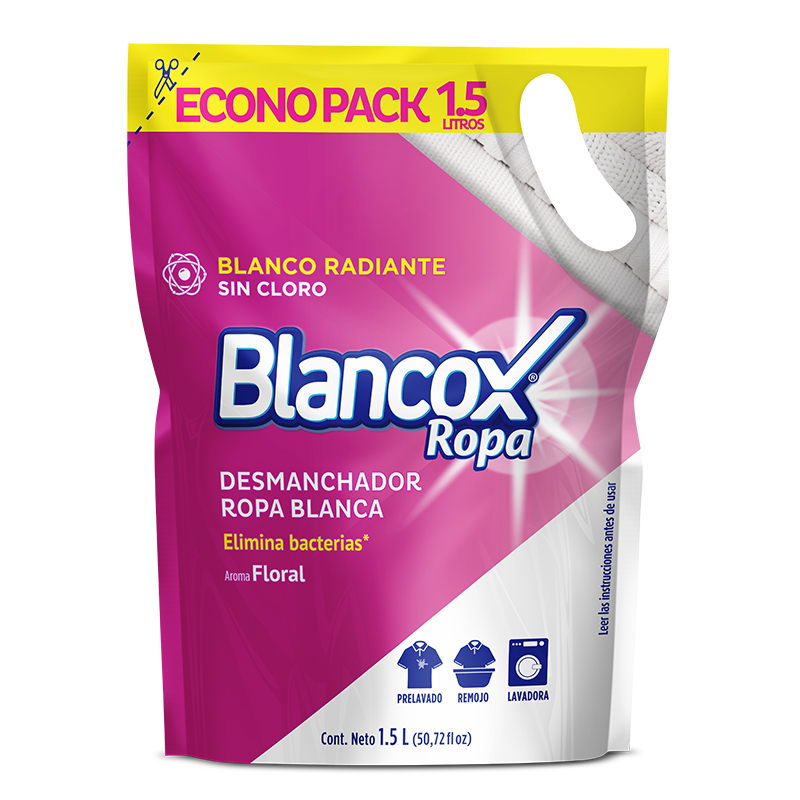 Blancox Desmanchador Ropa Blanca Floral Doypak 1500Ml