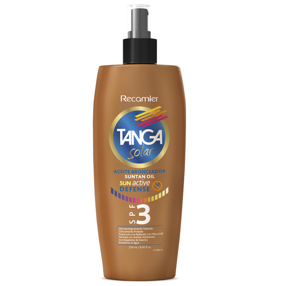 Bronceador Tanga Spf 3 Aceite 250Ml
