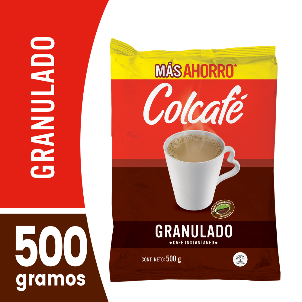 Cafe Colcafe Granulado Bolsa 500Gr