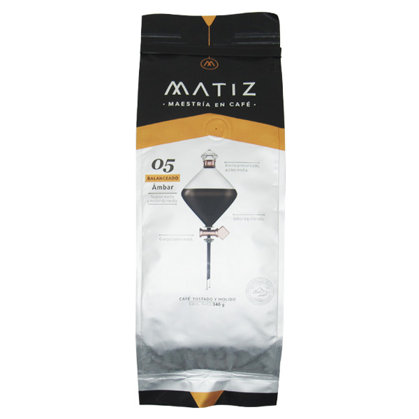 Cafe Matiz Ambar Molido Bolsa 340Gr