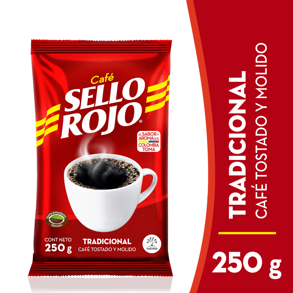 Cafe Sello Rojo Fuerte 250Gr
