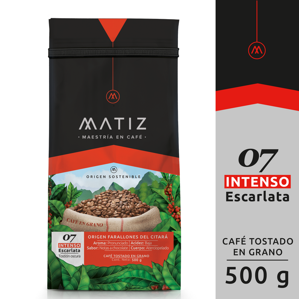 Café Matiz Intenso Escarlata Grano Bolsa 500Gr