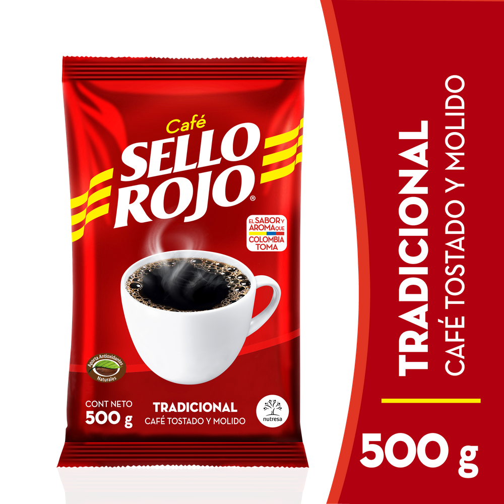 Café Sello Rojo Fuerte 500Gr