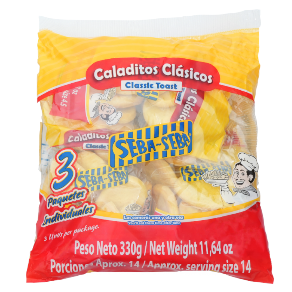 Caladitos Clasicos Seba Seba 3Unidades 330Gr