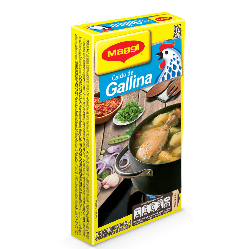 Caldo Gallina Maggi 54 Cubos 594Gr