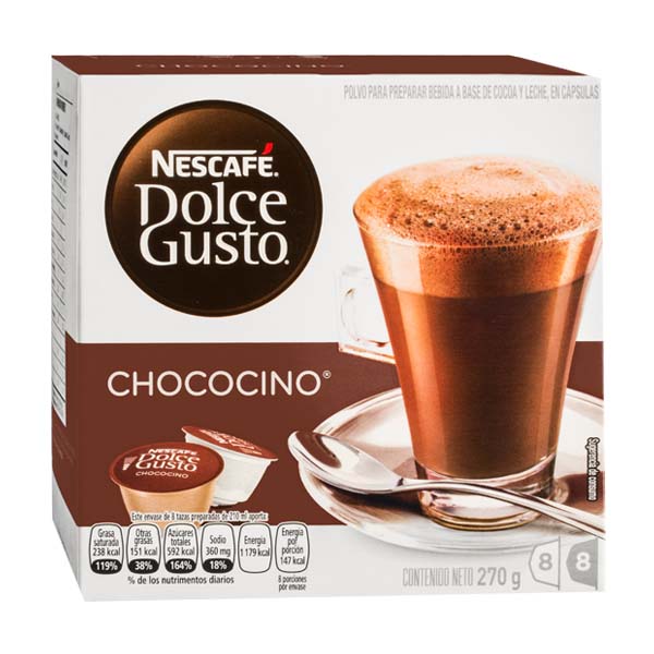 Cápsulas Dolce Gusto Chococino 16 Unidades 270Gr