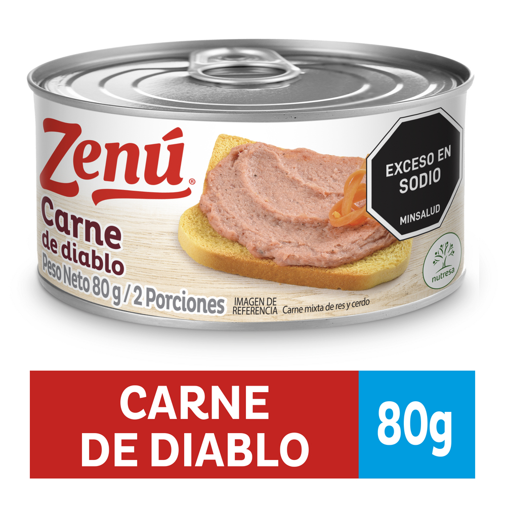 Carne De Diablo Zenu Lata 80Gr