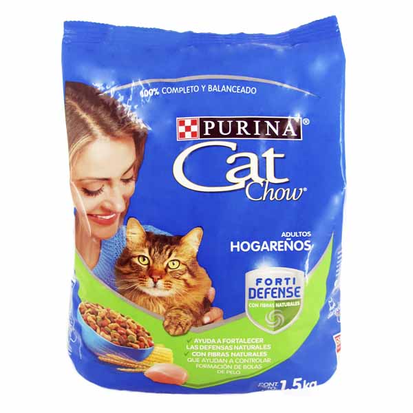 Cat Chow Adulto Hogareños Fortidefense 1500Gr