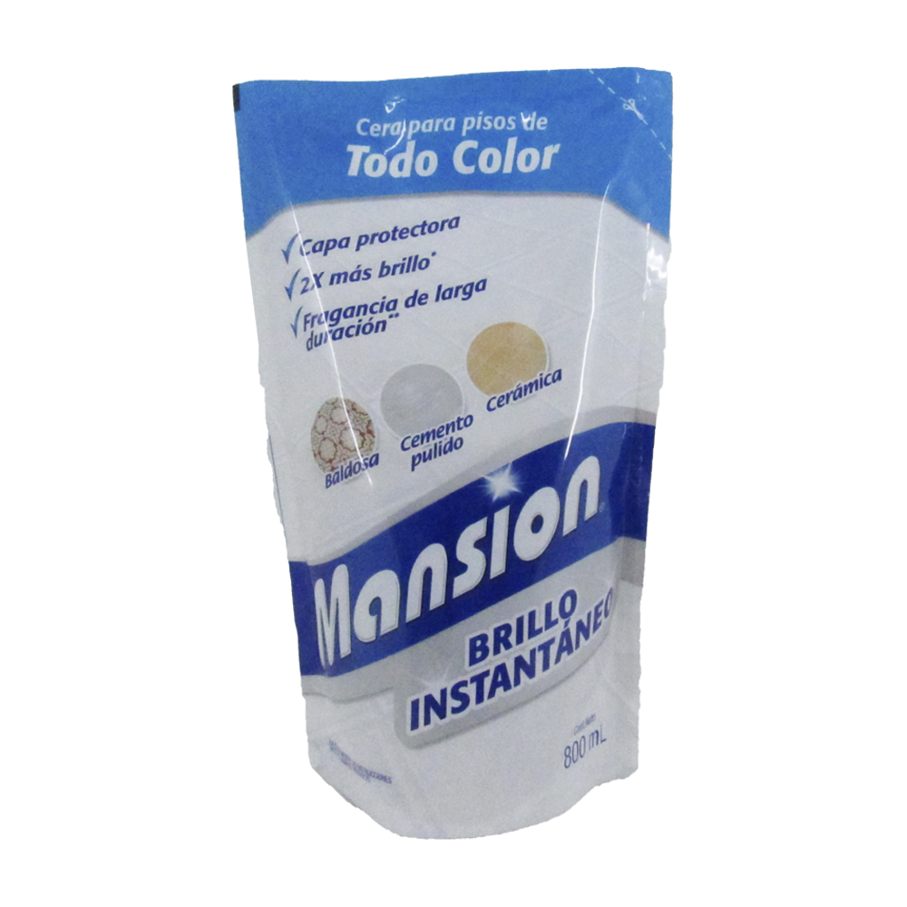 Cera Mansion Todo Color Brillo Instantáneo 800Ml