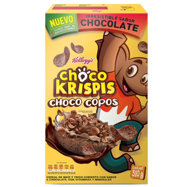 Cereal Chocokrispis Choco Copos Kellogg's  510Gr