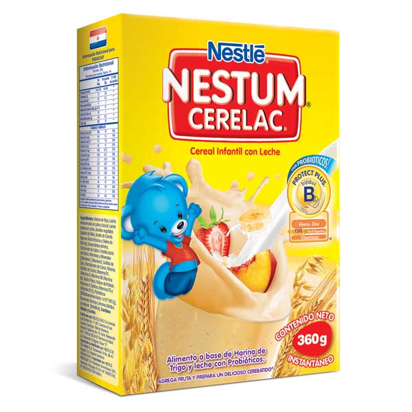 Cereal Infantil Nestum Cerelac Leche 360Gr