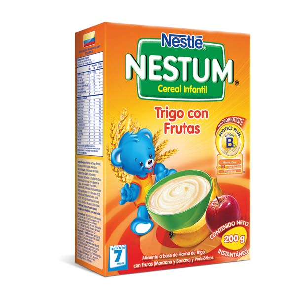 Cereal Infantil Nestum Trigo Frutas 200Gr