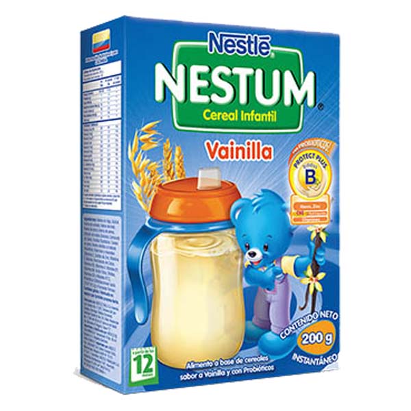 Cereal Infantil Nestum Vainilla 200Gr