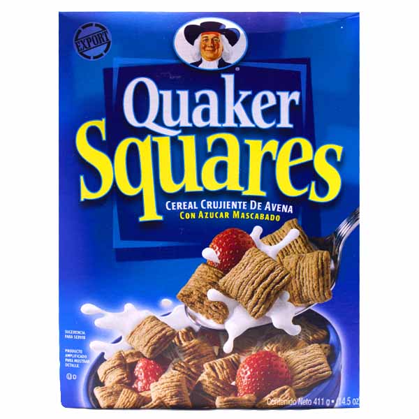 Cereal Quaker Squares 411Gr