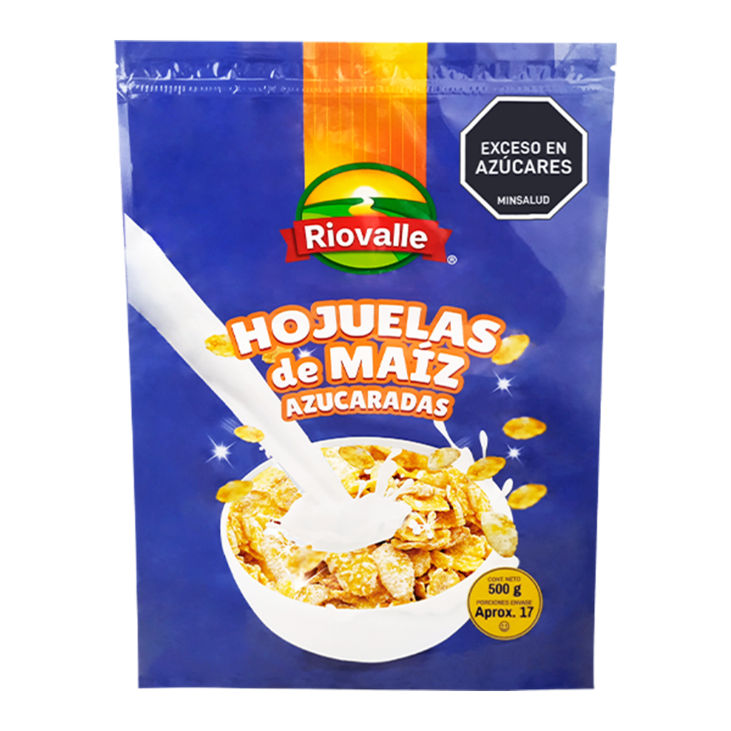 Cereal Riovalle Hojuela Maiz Azucarada 500Gr