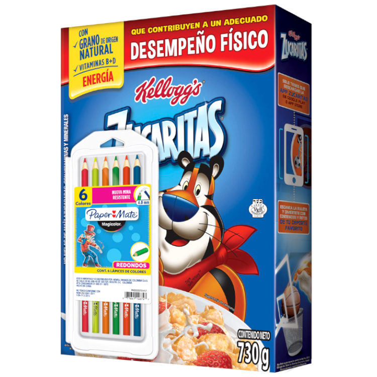Cereal Zucaritas Kellogg's 730Gr Gratis Colores
